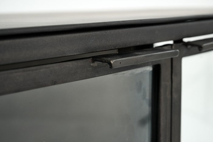 Flamant LAURANCE, Buffetschrank, schwarz, Metall, 2 Türen-www.Stil-Ambiente.de-0100300200