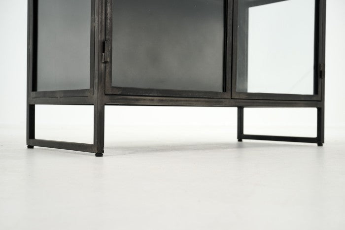 Flamant LAURANCE, Buffetschrank, schwarz, Metall, 2 Türen-www.Stil-Ambiente.de-0100300200