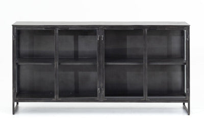 Flamant LAURANCE, Buffetschrank, schwarz, Metall, 4 Türen-www.Stil-Ambiente.de-0100300208