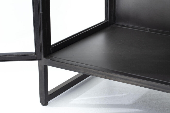 Flamant LAURANCE, Buffetschrank, schwarz, Metall, 4 Türen-www.Stil-Ambiente.de-0100300208