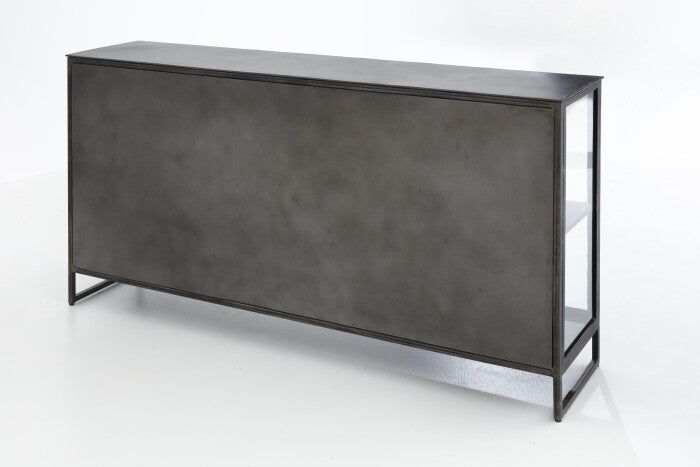 Flamant LAURANCE, Buffetschrank, schwarz, Metall, 4 Türen-www.Stil-Ambiente.de-0100300208