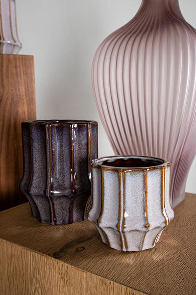 Halde Light Purple solid glass vase ribbed high-8720014795724-www.Stil-Ambiente.de-716353