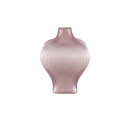 Halde Light Purple solid glass vase ribbed wide-8720014795694-www.Stil-Ambiente.de-716352