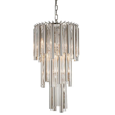 Hazenkamp Decke Lampe Kronleuchter 35x35x68cm Silber Glas-9509561129720-www.Stil-Ambiente.de-111725