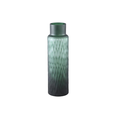 Hivvay Green carved glass vase with border high-8720014946669-www.Stil-Ambiente.de-721811