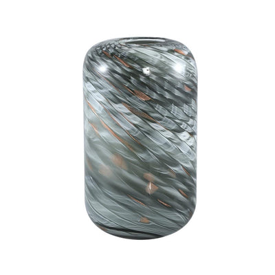 Kelsh Grey glass vase mixed up color waves round L-8720014591753-www.Stil-Ambiente.de-708611