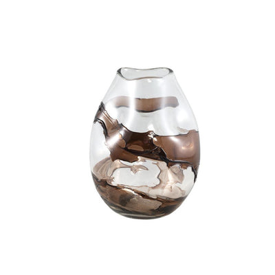 Lisee Brown solid glass vase line frost S-8720014795519-www.Stil-Ambiente.de-716346