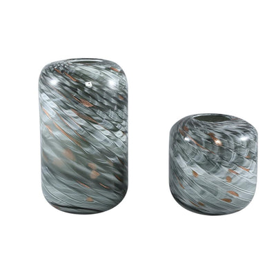 Ptmd Kelsh Grey glass vase mixed up color waves round L-8720014591753-www.Stil-Ambiente.de-708611