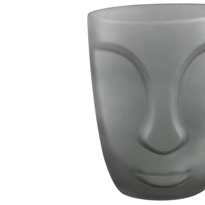 Ptmd Roda Black glass vase with face structure-8720014548559-www.Stil-Ambiente.de-707169