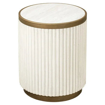 Richmond Interiors Beistelltisch Tivoli Set von 2 (White)-8721009410929-www.Stil-Ambiente.de-8101