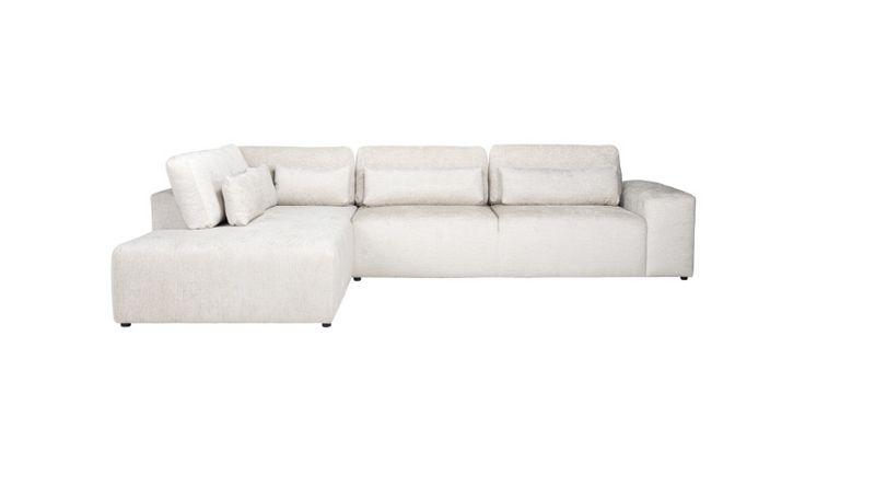 Richmond Interiors Couch Lund 3 Sitzer + Ottomane links cream fusion-8720621693918-Stil-Ambiente-S52303AR+OTML.E371