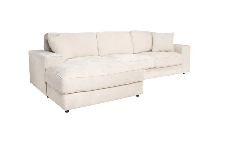 Richmond Interiors Sofa Santos lounge links + 2,5-seater beige niagara-8721009400050-www.Stil-Ambiente.de-SANTOS-2,5AR+LCH95L.E429