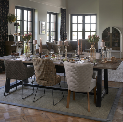 Riviera Maison Teppich Correllus, Dunkelgrau, 290x200cm-8720142047344-Stil-Ambiente-496080