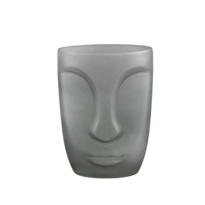 Roda Black glass vase with face structure-8720014548559-www.Stil-Ambiente.de-707169