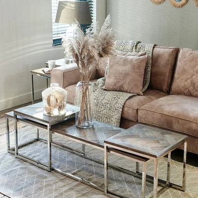 Riviera Maison 3,5-paikkainen sohva Kendall, Golden Beige