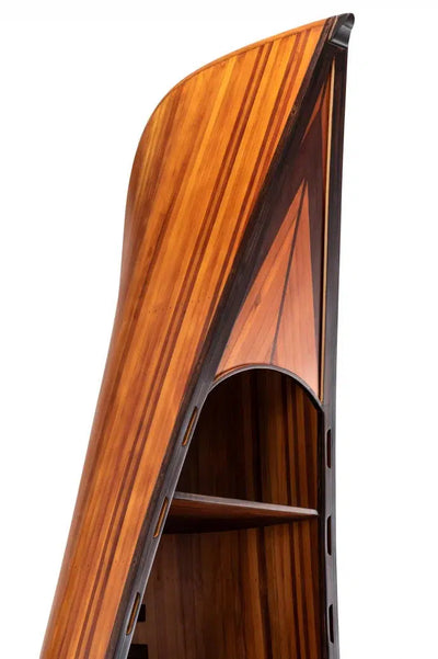 Authentiek model kano -boekenplank boekenplank
