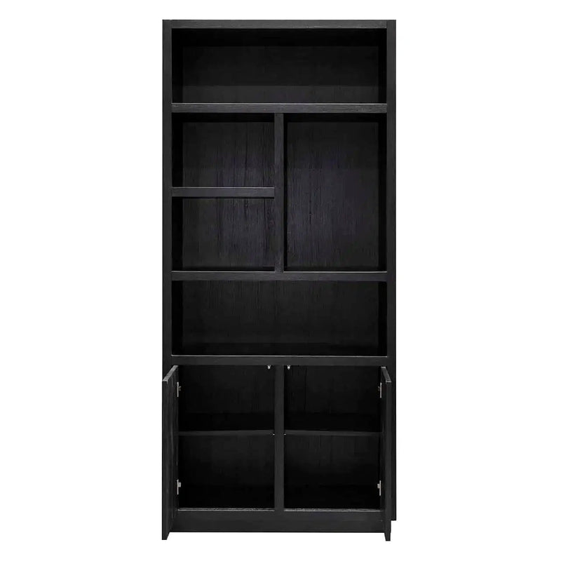 Richmond Interiors Shelf Bookcase Cabinet Oakura 2 Dörrar