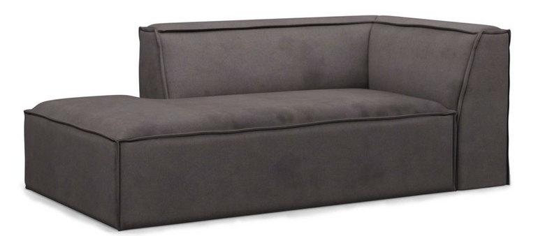 Riviera Maison The Jagger Chaise Longue Left, scottish suede, noir-8720142314286-Stil-Ambiente-5840004