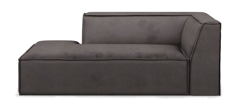 Riviera Maison The Jagger Chaise Longue Left, scottish suede, noir-8720142314286-Stil-Ambiente-5840004