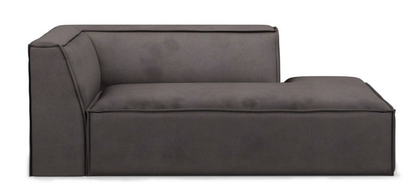 Riviera Maison The Jagger Chaise Longue Right, scottish suede, noir-8720142314477-Stil-Ambiente-5845004