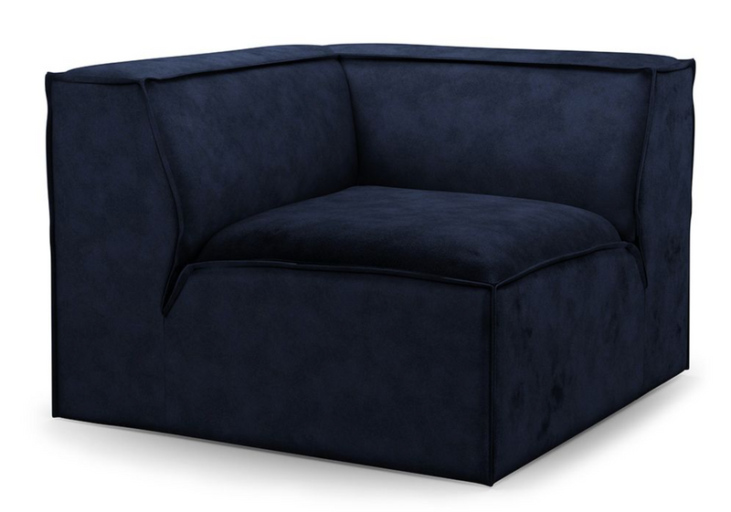 Riviera Maison The Jagger Corner, velvet, estate blue-Stil-Ambiente-