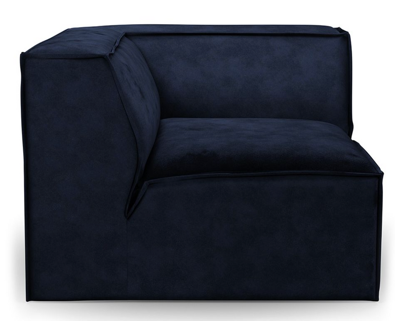 Riviera Maison The Jagger Corner, velvet, estate blue-Stil-Ambiente-