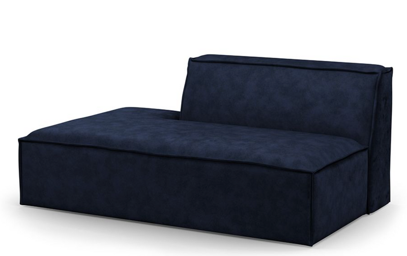 Riviera Maison The Jagger Lounger Left, velvet, estate blue-8720142315160-Stil-Ambiente-5315011