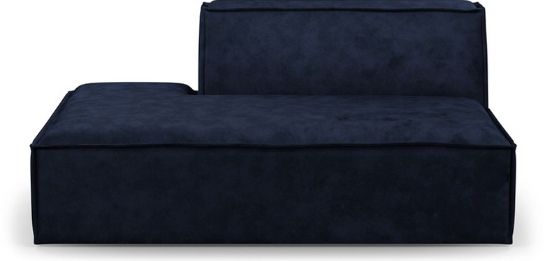 Riviera Maison The Jagger Lounger Left, velvet, estate blue-8720142315160-Stil-Ambiente-5315011